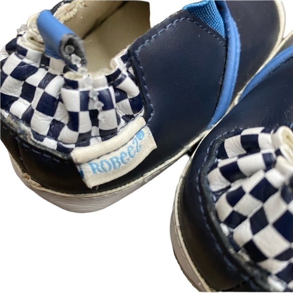 Robeez genuine leather upper baby shoes size 6-9 months - Picture 4 of 6